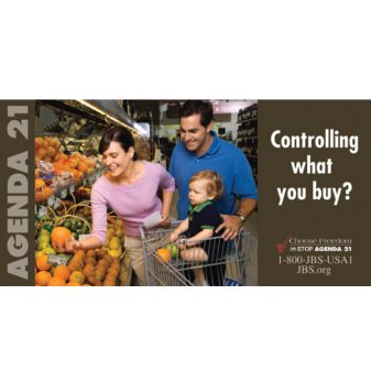DOWNLOAD - AGENDA 21: Controlling what you buy? BANNER -4X8