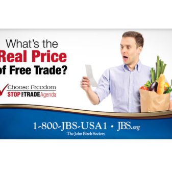DOWNLOAD -  What's the Real Price of Free TRADE? Banner  -4'x8'