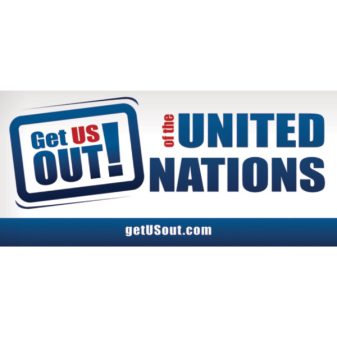 Get US Out! of the UN Billboard