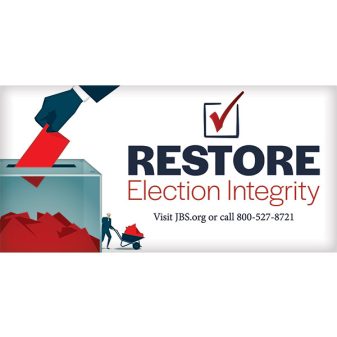 Restore Election Integrity Billboard version 2