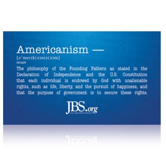 JBS "AMERICANISM" MAGNET-0