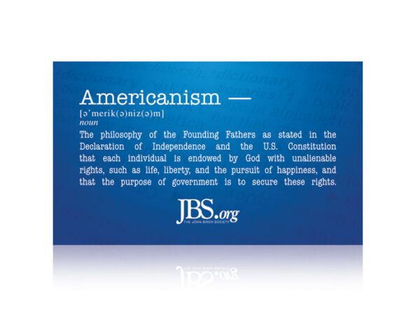JBS "AMERICANISM" MAGNET-0