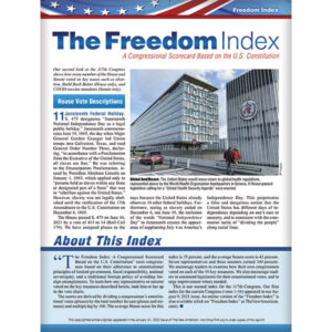 Freedom Index January 2022 reprint