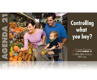 DOWNLOAD - AGENDA 21: Controlling what you buy? BANNER -4X8-0