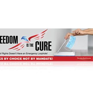 DOWNLOAD - Freedom is the Cure/Masks Banner version 2-0