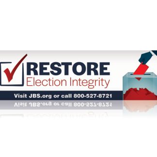 Restore Election Integrity bumper sticker-0