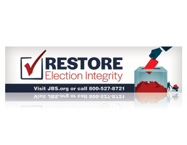 Restore Election Integrity bumper sticker-0