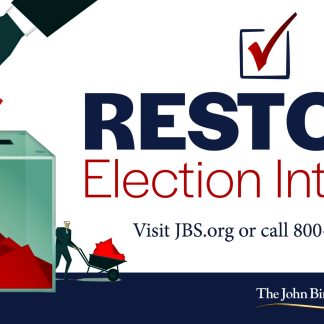 Restore Election Integrity Billboard version 1-0