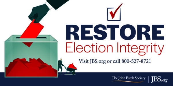 Restore Election Integrity Billboard version 1-0