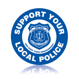 Support Your Local Police Lapel/Envelope Stickers-0
